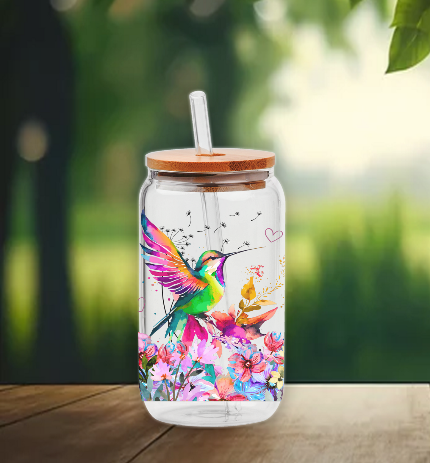 Humming Bird Spread Your Wings | UV DTF Wrap for Cups | Ready to Apply Permanent