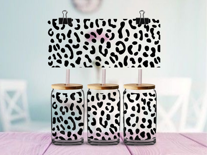 Leopard Print | UV DTF Wrap for Cups | Ready to Apply Permanent