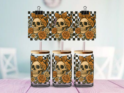 Lovely Bones | UV DTF Wrap for Cups | Ready to Apply Permanent
