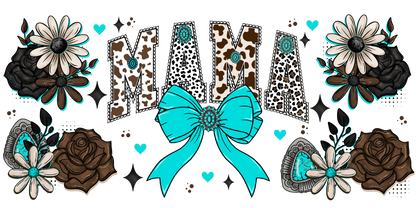 MAMA Western | UV DTF Wrap for Cups | Ready to Apply Permanent