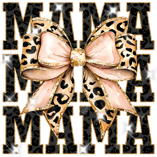 MAMA Glitter and Glam UV DTF Decal| Waterproof, Permanent Transfer