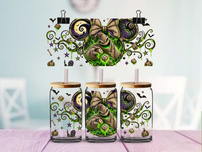 Magical Oogie 16oz cup Wrap | UV DTF Wrap for Cups | Ready to Apply Permanent