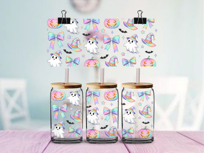 Pastel Coquette Spooky | UV DTF Wrap for Cups | Ready to Apply Permanent