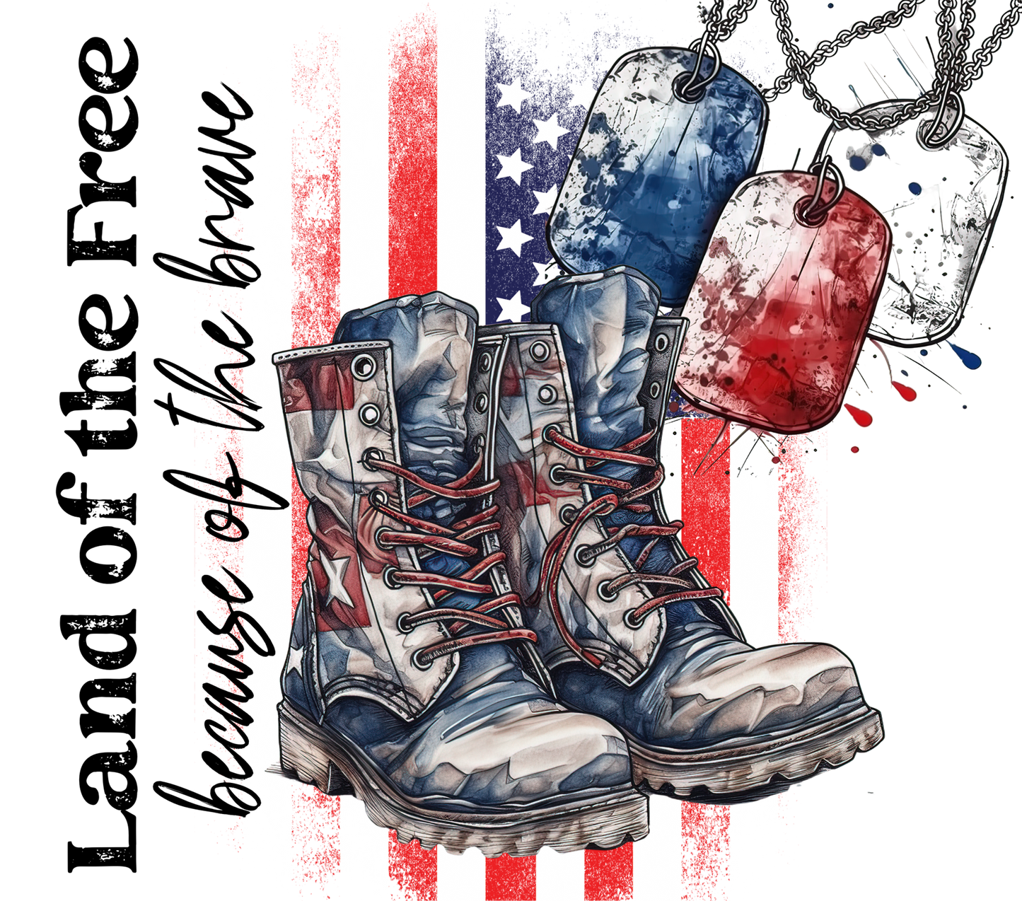 Land of the Free 20oz Tumbler | Insulated Stainless Steel Cup