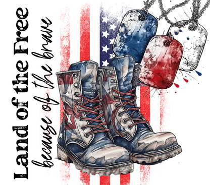Land of the Free 20oz Tumbler | Insulated Stainless Steel Cup