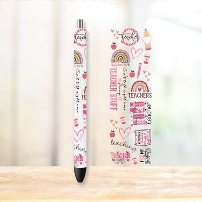 Teaching UVDTF Pen Wrap | UV DTF Wrap for Pens | Ready to Apply Permanent