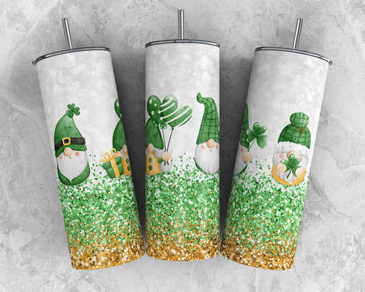 St. Patty Gnomes 20oz Tumbler | Insulated Stainless Steel Cup