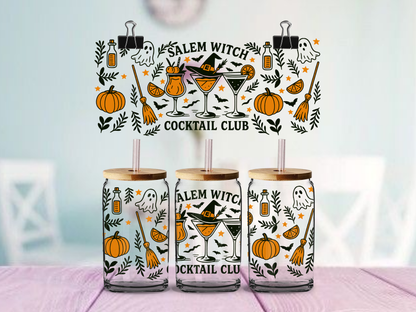 Salem Cocktail | UV DTF Wrap for Cups | Ready to Apply Permanent