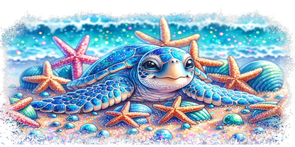 Sea Turtles | UV DTF Wrap for Cups | Ready to Apply Permanent