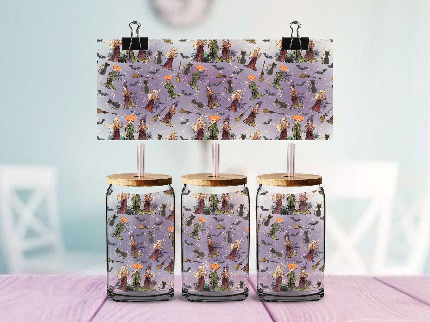 The Sisters | UV DTF Wrap for Cups | Ready to Apply Permanent