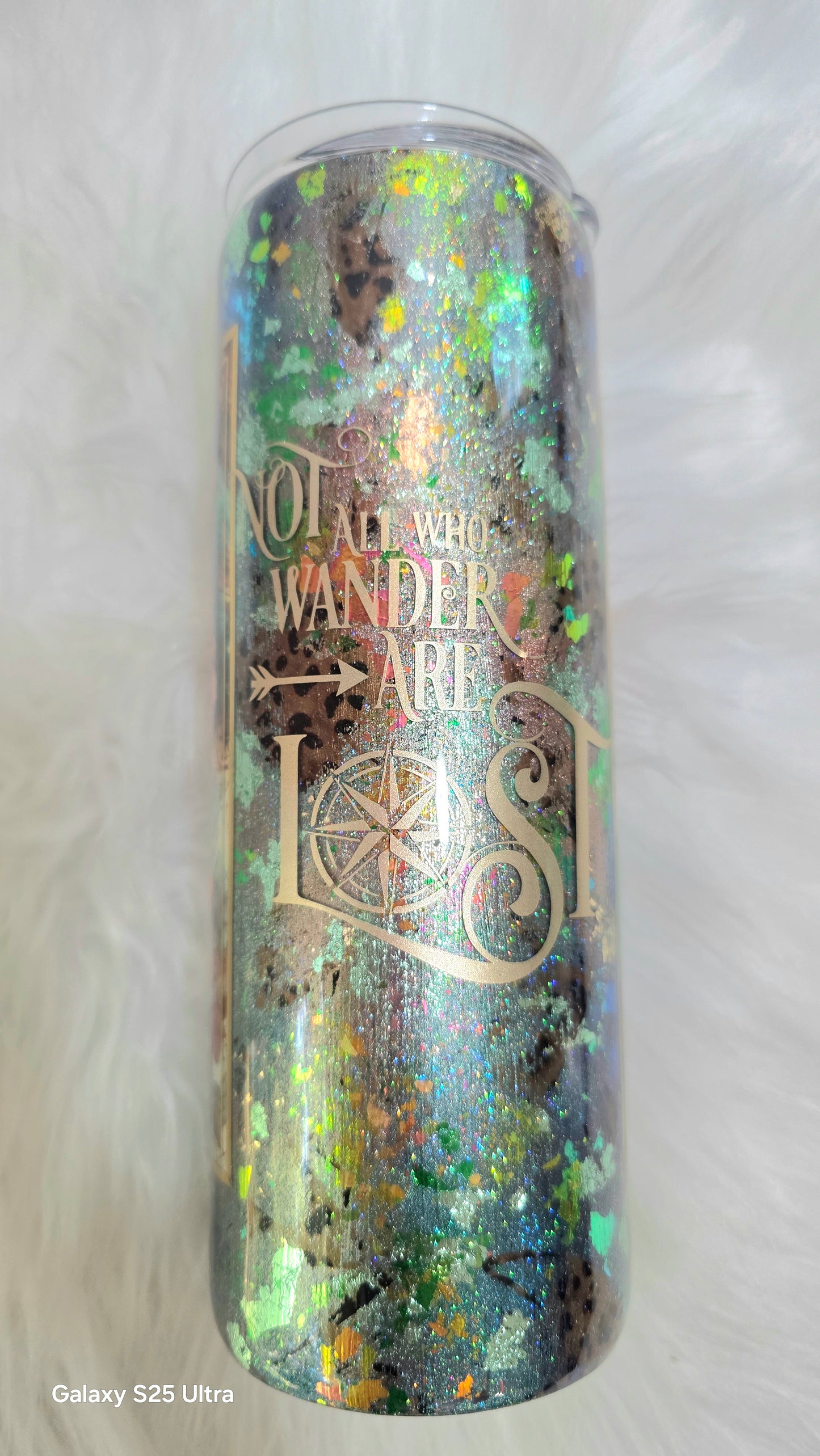 Wanderer Compass Epoxy Tumbler | 20oz Stainless Steel Epoxy Cup