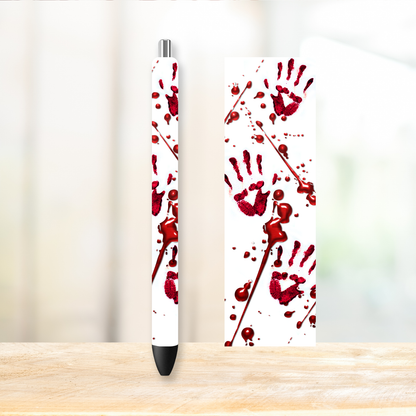 True Crime Pen Wraps | UV DTF Wrap for Pens | Ready to Apply Permanent