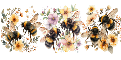Let It Bee | UV DTF Wrap for Cups | Ready to Apply Permanent