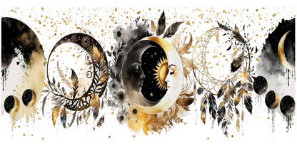 Celestial | UV DTF Wrap for Cups | Ready to Apply Permanent