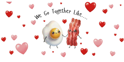 We Go Together | UV DTF Wrap for Cups | Ready to Apply Permanent