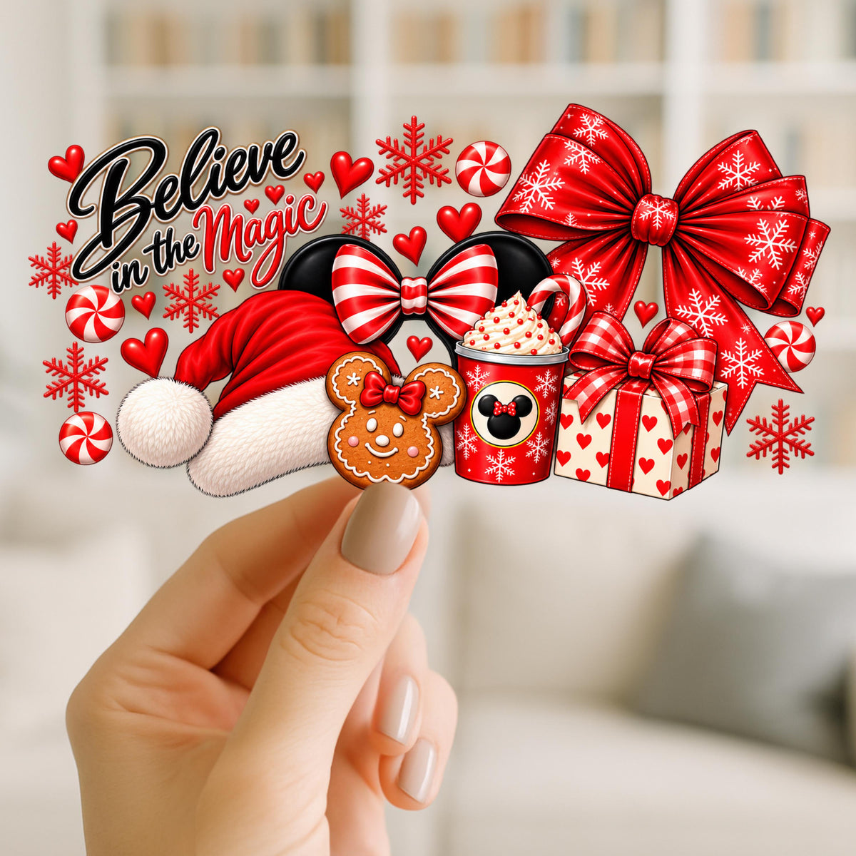 Christmas Mystery Bundle 16oz Cup Wrap | UV DTF Transfer (9.5in x 4.75in)