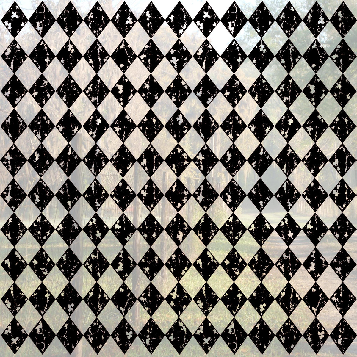 Diamond Patterns Red and Black UVDTF Elements Sheet | Tumbler Elements |  Red and Black Diamond Sheets (10"x10")