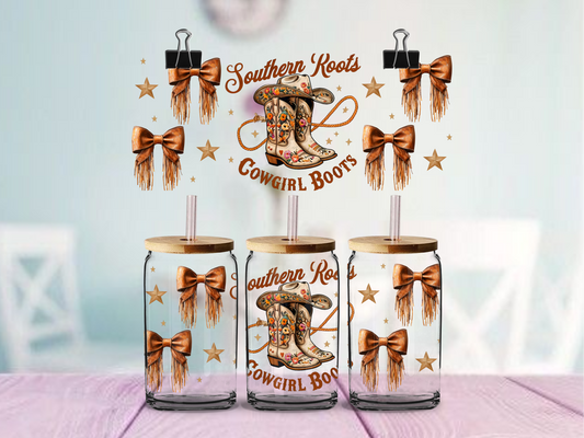 Southern Roots | UV DTF Wrap for Cups | Ready to Apply Permanent